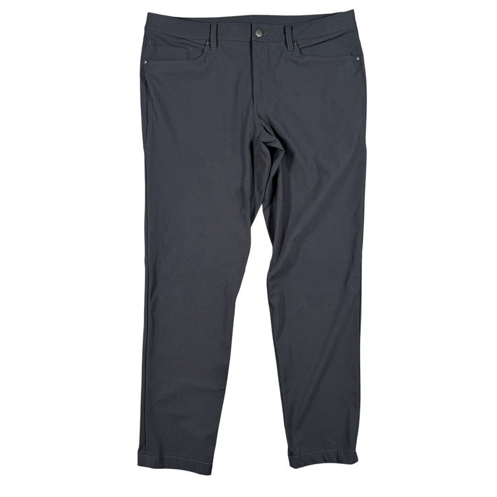 Lululemon Pants Men's 34x29 ABC Golf Chino Slim Fit Warpstreme Obsidian Gym